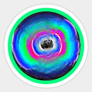 Planet of Colors - Inverse Rainbow Sticker